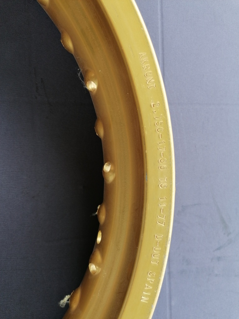 Cerchio in lega 275-17-36 fori