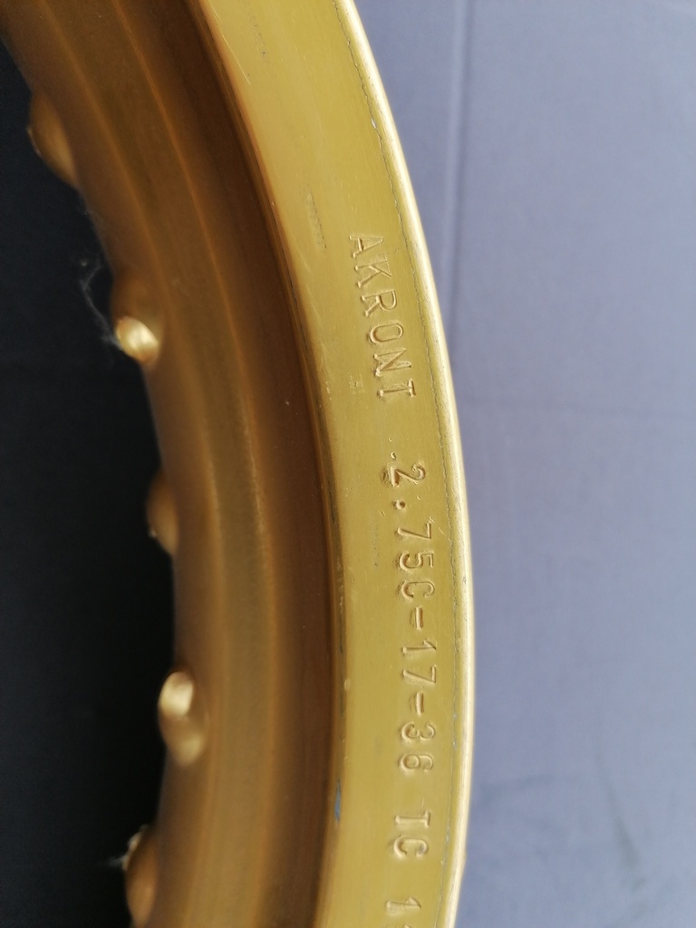 Cerchio in lega 275-17-36 fori
