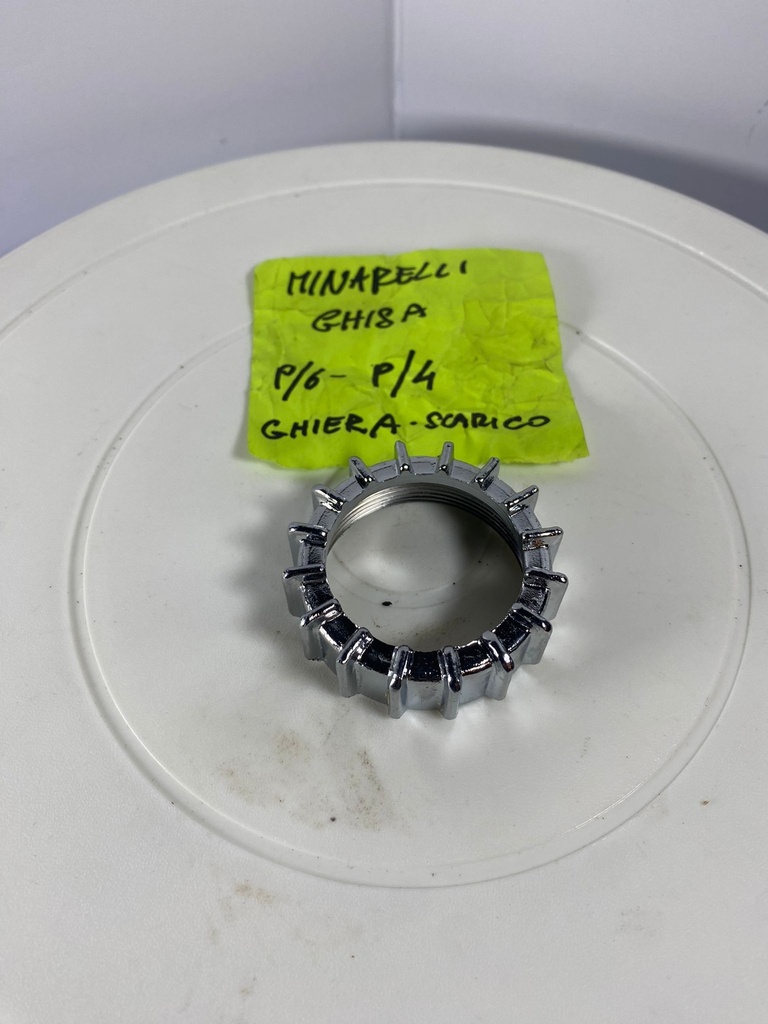Ghiera scarico P4/P6 in ghisa Minarelli misura int 40,8-(Euro 20) più  ss