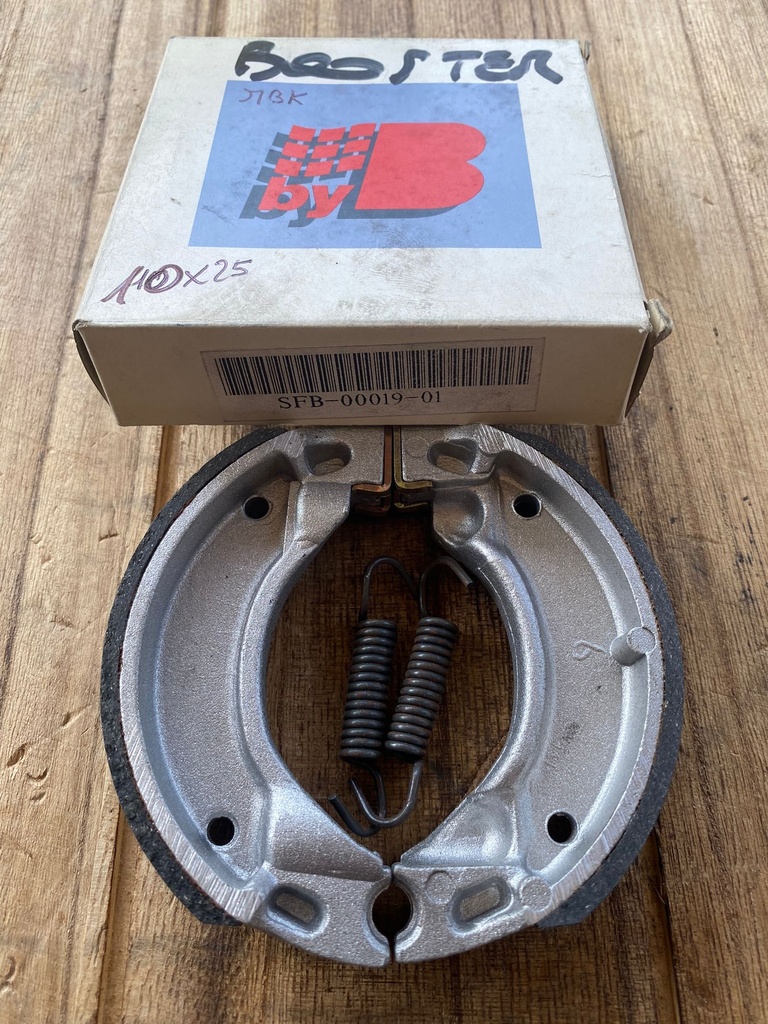 Coppia ganasce freno 110x25-SCOOTER- MBK - YAMAHA-BOOSTER 