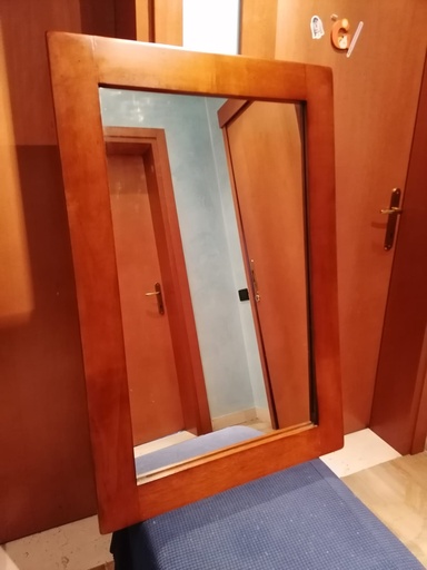 [RIF.367] Specchio da camera stile arte povera altezza 105 cm/larghezza 70 cm in buone condizioni  