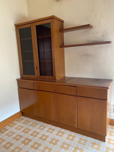 [RIF.430] Mobile in legno dà cucina Dimensioni lunghezza 1,85 Altezza 2,05 