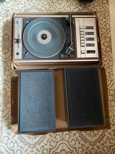 [RIF.441] Stereo Giradischi Grundig completo di casse