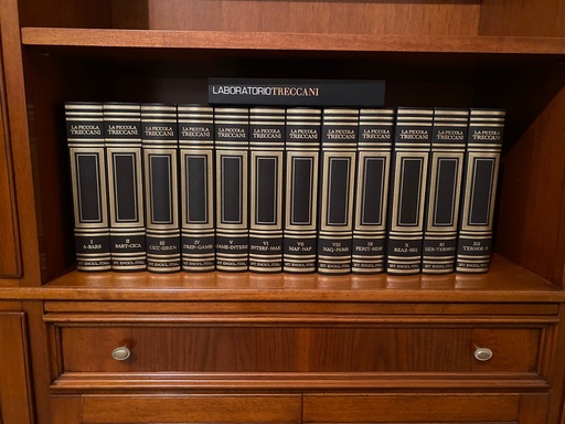 [RIF.461] Piccola Treccani Enciclopedia 12 volumi completa di C.D. Certificazione della carta speciale Naturale