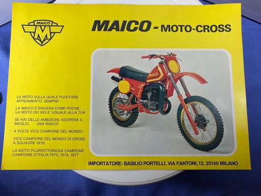 [RIF.506] Depliant originale Maico cross M.c250/T400/T440/T1979 