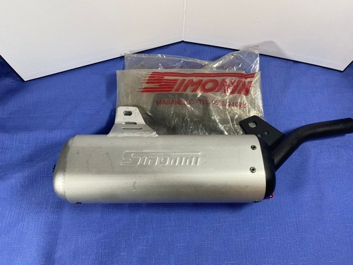 [RIF.508] Silenziatore Simonini alluminio cross epoca